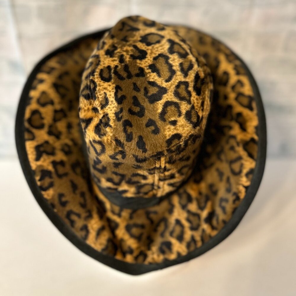 RAINFOREST CAFE LEOPARD PRINT SAFARI HAT - Picture 3 of 5